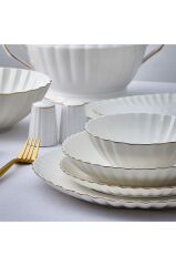 Aryıldız Sintra Gold 60 Parça 12 Kişilik Yemek Takımı