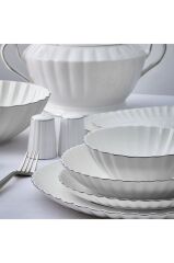 Aryıldız Sintra Platin 60 Parça 12 Kişilik Yemek Takımı
