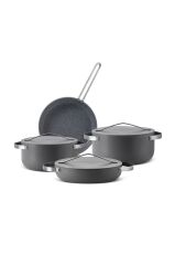 Aryıldız Nexus Gri 7 Parça Tencere Seti