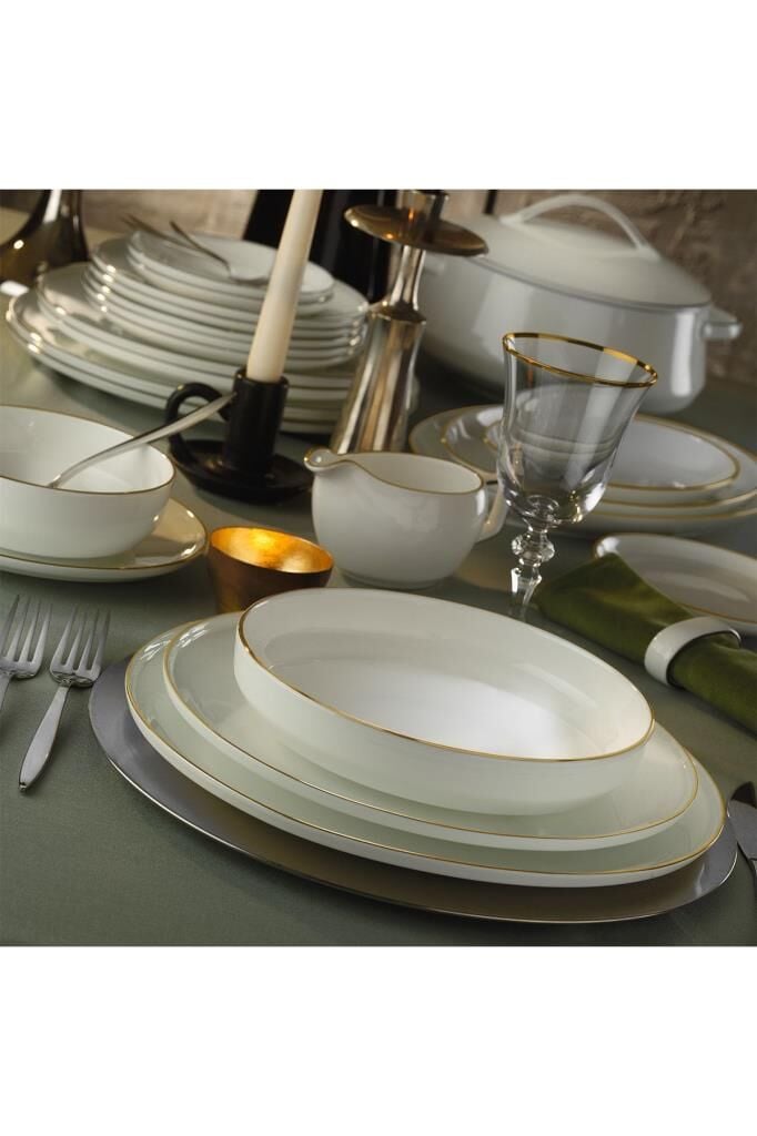 Evaliza Hanedan Yemek Takımı Gold 60 Parça