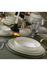 Evaliza Hanedan Yemek Takımı Gold 60 Parça