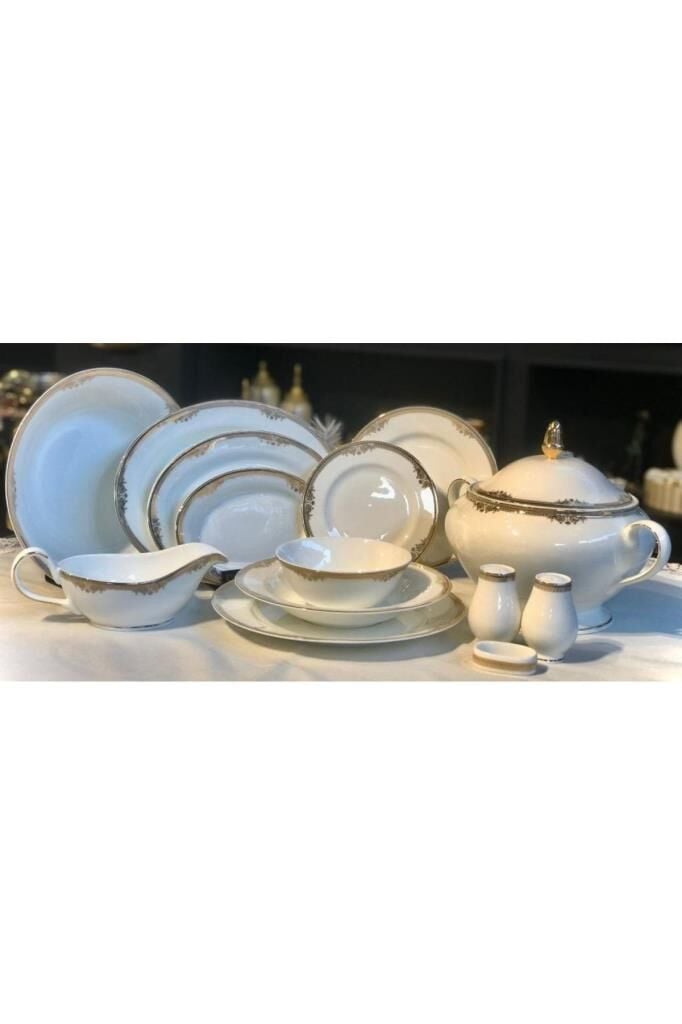 Evaliza Versailles Yemek Takımı 60 Parça Gold