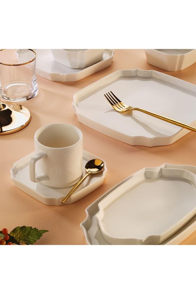 Aryıldız Katy White 6 Kişilik 32 Parça Kahvaltı Takımı