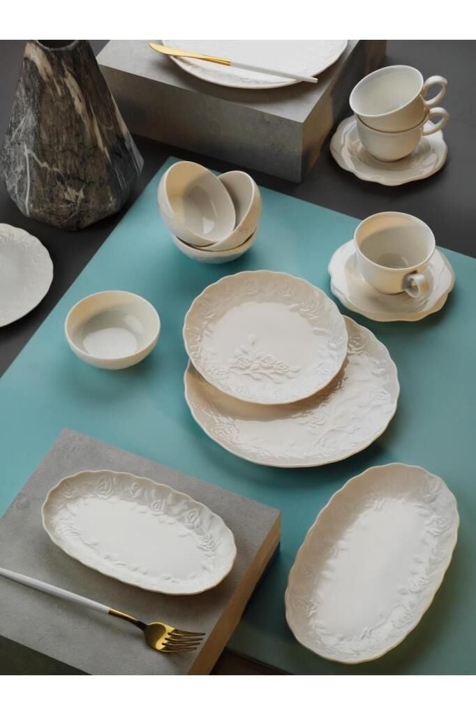 Aryıldız Bella White 32 Parça 6 Kişilik Kahvaltı Takımı