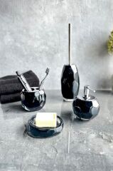 Primanova Joseph 4 Parça Banyo Seti Siyah