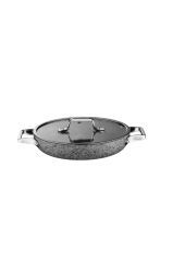 Brioni Stone-age 7 Parça Çizilmez Yanmaz Yapışmaz 18cm 20cm 22cm 3'lü Sahan Omlet Seti