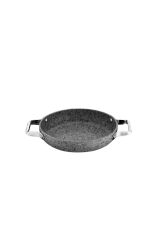 Brioni Stone-age 7 Parça Çizilmez Yanmaz Yapışmaz 18cm 20cm 22cm 3'lü Sahan Omlet Seti