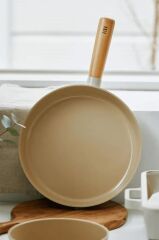 Neoflam Fika Bej Alüminyum Tava - 30 cm