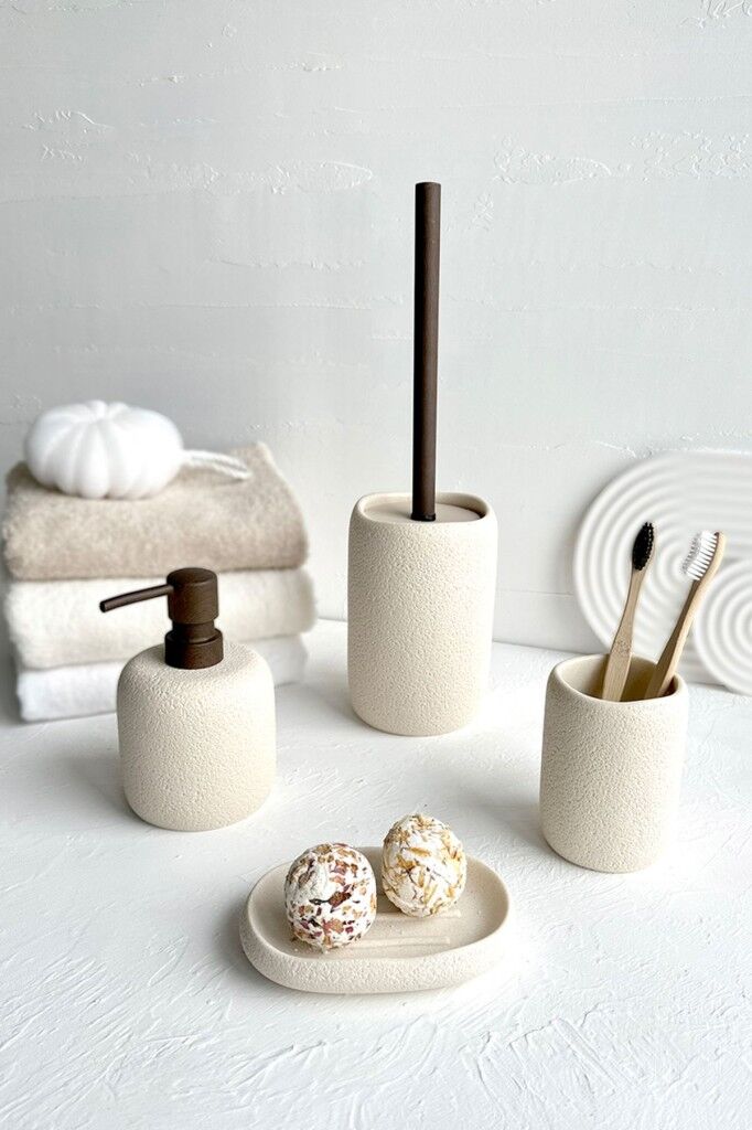 Primanova Yonksu Bej 4 Lü Banyo Seti