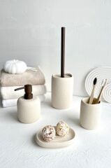 Primanova Yonksu Bej 4 Lü Banyo Seti