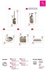 Primanova Octavia 5'li Banyo Seti