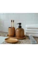 Primanova Alessi Akasya Banyo Seti 4 Parça