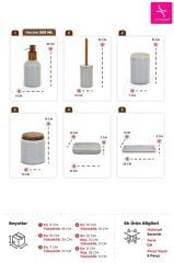 Primanova Elegance Banyo Seti 6 Parça