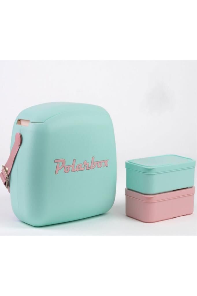 Polarbox COOLER BAG VERDE AGUA - ROSA POP