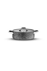 Brioni Stone-Age 32 Cm Çizilmez Yanmaz Yapışmaz Basık Tencere Sh-127