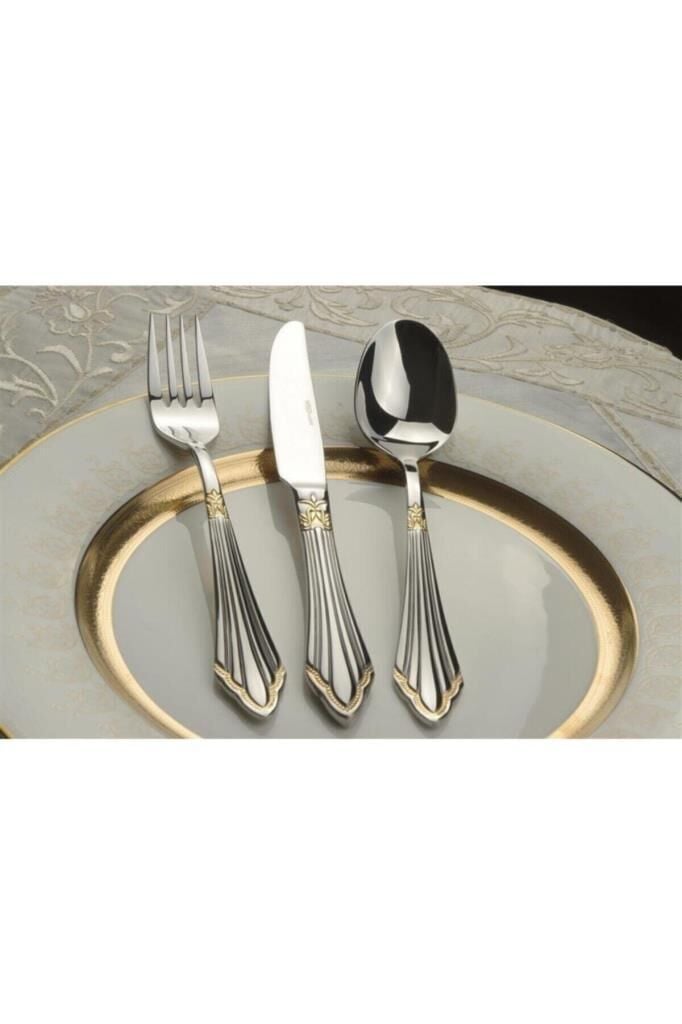 Mikasa Moor M104g 90 Parça Çatal Bıçak Takımı Altın