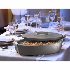 Enjoy TuttoCaldo Termal Servis Kabı 3 Litre - Gri