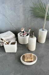 Primanova Charm Banyo Seti 5 Parça - Bej