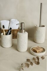 Primanova Totem Banyo Seti 5 Parça - Bej