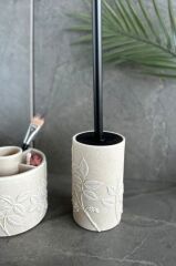 Primanova Leaf Banyo Seti 5 Parça - Bej