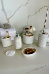 Primanova Scorro Banyo Seti 5 Parça - Bej