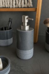 Primanova Reve Banyo Seti 5 Parça - Gri