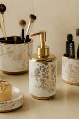 Primanova Eleanora Banyo Seti 5 Parça - Beyaz