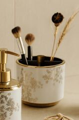 Primanova Eleanora Banyo Seti 5 Parça - Beyaz