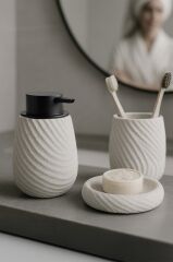 Primanova Bradley 3'lü Banyo Seti - Bej