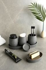 Primanova Clista 5'li Banyo Seti - Antrasit