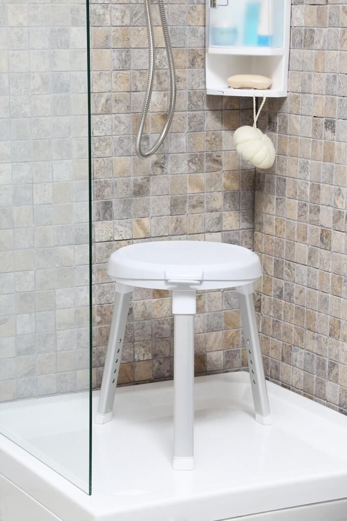 Primanova Cappadocıa Daire Tabure Üst Tablalı Ve Ayarlı Beyaz