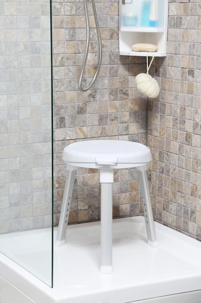 Primanova Cappadocıa Daire Tabure Üst Tablalı Ve Ayarlı Beyaz