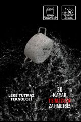 Brioni Stone-age 30 cm Çizilmez Yanmaz Yapışmaz Indüksiyonlu Kızartma Tavası