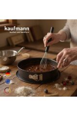 Kaufmann DÜZ & GENİŞ TABAN KELEPÇELİ KEK KALIBI 26 CM