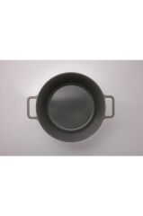 Neoflam Fika Cam Kapakli Aluminyum Dokum Tencere 22 Cm Gri