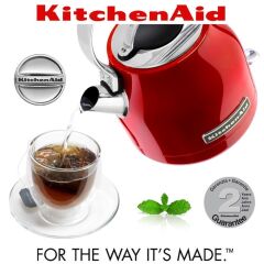 Kitchenaid 5KEK1222EER 1,25 Litre Çelik Kettle Kırmızı