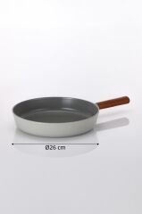 Neoflam Fika Alüminyum Döküm Tava Gri 26cm