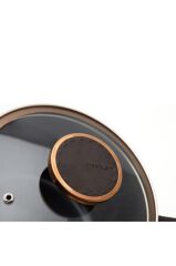 Neoflam Nobless Cam Kapaklı Alüminyum Derin Tencere 24*12