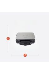Dexart QuickSnack Waffle ve Tost Makinesi K-803