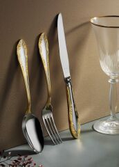 Aryıldız Kariye Plus 84 Parça 12 Kişilik Çatal Kaşık Bıçak Takımı