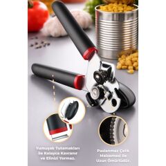 Primanova Paslanmaz Çelik Konserve Açacağı - Siyah