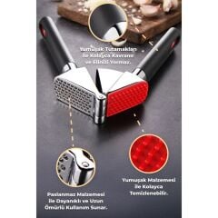 Primanova Sarımsak Ezici - Siyah