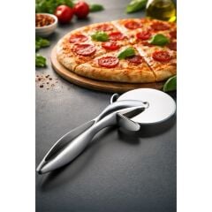 Primanova Paslanmaz Çelik Pizza Dilimleyici - Metalik