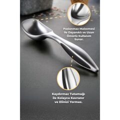 Primanova Dondurma Kaşığı - Metalik