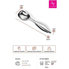 Primanova Dondurma Kaşığı - Metalik