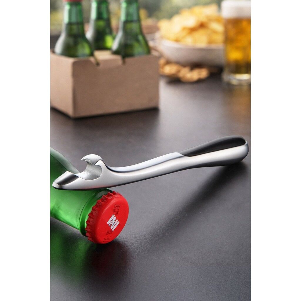 Primanova Yatay Şişe Açacağı - Metalik