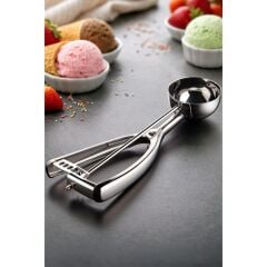 Primanova Paslanmaz Çelik Dondurma Kaşığı - Metalik