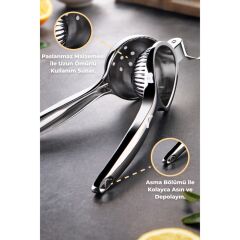 Primanova Paslanmaz Limon Sıkacağı - Metalik