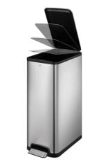 Primanova Ecoslim Dikey Pedallı Mutfak Banyo Ofis Çöp Kovası 30 Lt