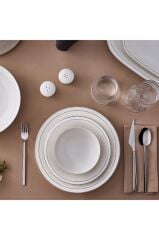Aryıldız Almada Platin 60 Parça 12 Kişilik Yemek Takımı